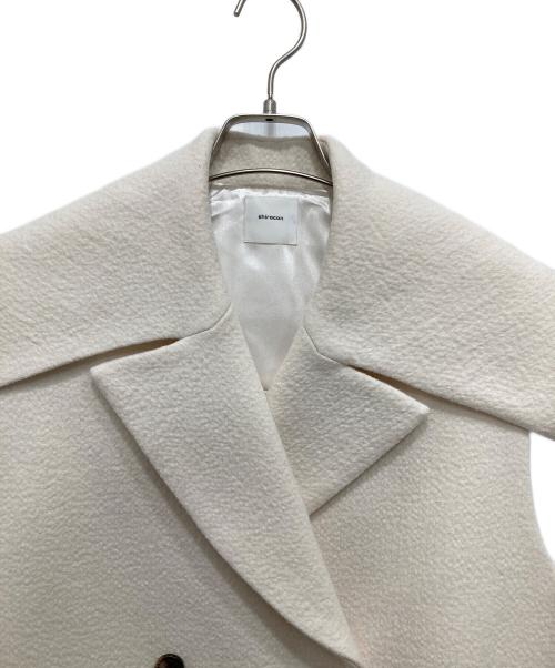 shirocon yori（シロコン ヨリ）shirocon yori (シロコン ヨリ) ポコポコビッグカラージレ ホワイト サイズ:36の古着・服飾アイテム