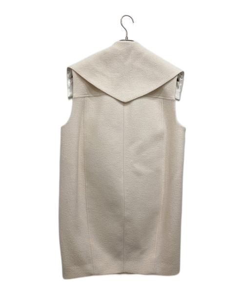 shirocon yori（シロコン ヨリ）shirocon yori (シロコン ヨリ) ポコポコビッグカラージレ ホワイト サイズ:36の古着・服飾アイテム