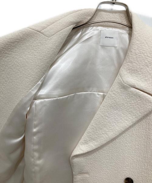 shirocon yori（シロコン ヨリ）shirocon yori (シロコン ヨリ) ポコポコビッグカラージレ ホワイト サイズ:36の古着・服飾アイテム