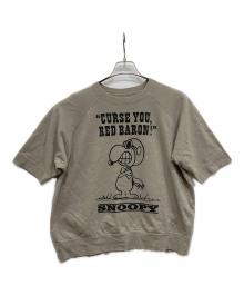 TOYS MCCOY×PEANUTS（トイズマッコイ×ピーナッツ）の古着「半袖スウェット」｜ベージュ
