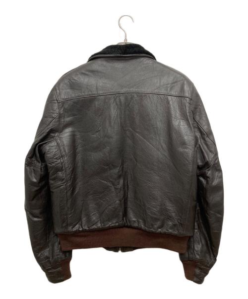 L.L.Bean（エルエルビーン）L.L.Bean (エルエルビーン) G-1 レザーフライトジャケット ブラウン サイズ:46の古着・服飾アイテム
