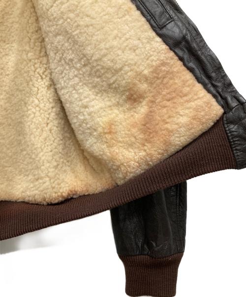 L.L.Bean（エルエルビーン）L.L.Bean (エルエルビーン) G-1 レザーフライトジャケット ブラウン サイズ:46の古着・服飾アイテム