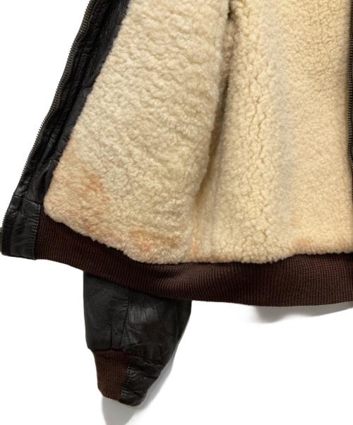 L.L.Bean（エルエルビーン）L.L.Bean (エルエルビーン) G-1 レザーフライトジャケット ブラウン サイズ:46の古着・服飾アイテム