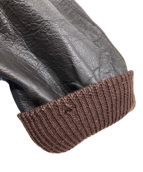 L.L.Bean（エルエルビーン）L.L.Bean (エルエルビーン) G-1 レザーフライトジャケット ブラウン サイズ:46の古着・服飾アイテム