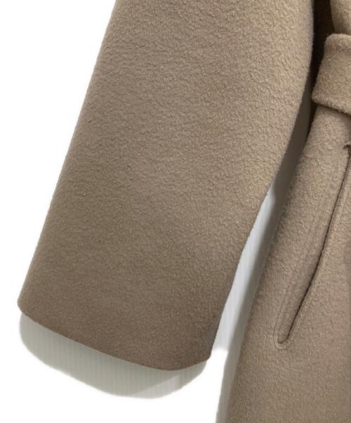 CITY（シティ）CITY (シティ) SUPER140S WOOL オーバーローブコート ベージュの古着・服飾アイテム