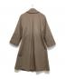 CITY (シティ) SUPER140S WOOL オーバーローブコート ベージュ：8000円