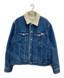 Calvin Klein Jeans（カルバンクラインジーンズ）の古着「REGULAR SHERPA DENIM JACKET」｜インディゴ
