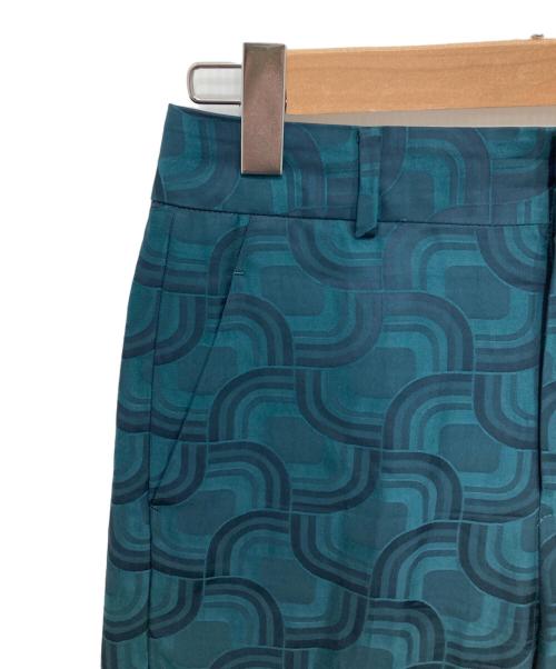 CABANE de ZUCCa（カバンドズッカ）CABANE de ZUCCa (カバンドズッカ) 総柄パンツ グリーン サイズ:XSの古着・服飾アイテム