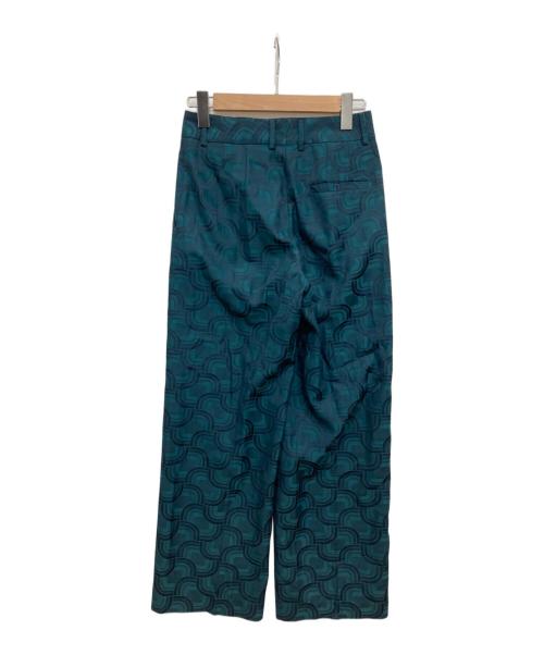 CABANE de ZUCCa（カバンドズッカ）CABANE de ZUCCa (カバンドズッカ) 総柄パンツ グリーン サイズ:XSの古着・服飾アイテム