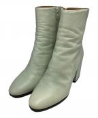 DRIES VAN NOTENドリスヴァンノッテン）の古着「レザーブーツ」｜黄緑