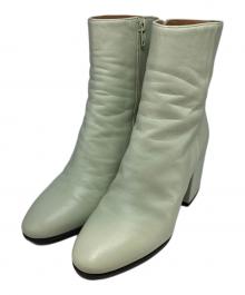 DRIES VAN NOTEN（ドリスヴァンノッテン）の古着「レザーブーツ」｜黄緑