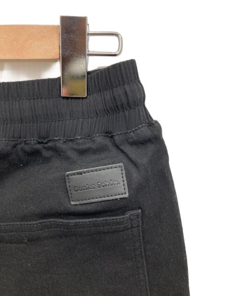 DANKE SCHON（ダンケ シェーン）Danke schon (ダンケ シェーン) STRETCH TC BLACK FLAP PANTS ブラック サイズ:Lの古着・服飾アイテム