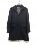 nano・universeナノ・ユニバース）の古着「メルトンコート」｜ブラック