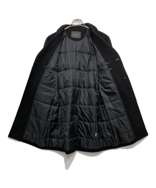 nano・universe（ナノ・ユニバース）nano・universe (ナノ・ユニバース) メルトンコート ブラック サイズ:Lの古着・服飾アイテム