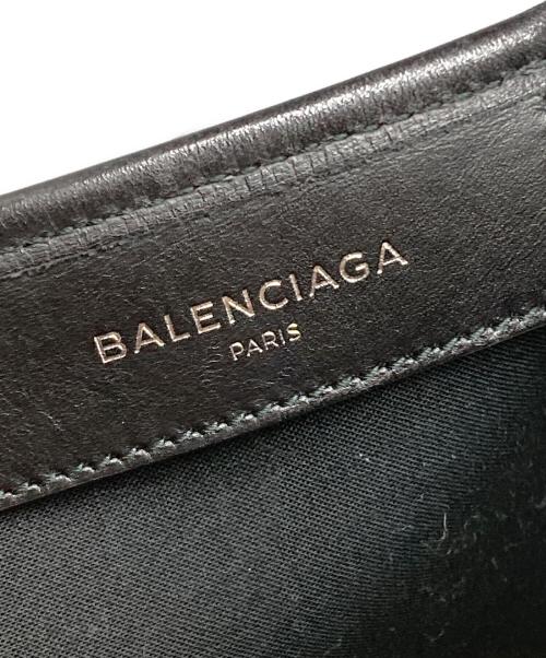 BALENCIAGA（バレンシアガ）BALENCIAGA (バレンシアガ) ネイビーカバスSキャンバストートバッグ ベージュの古着・服飾アイテム