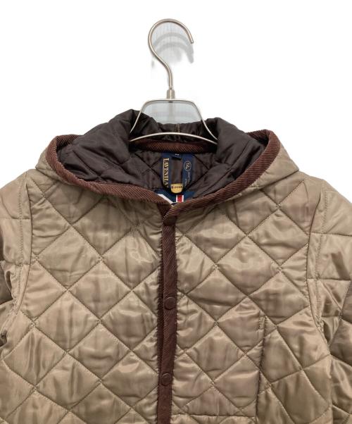 LAVENHAM（ラベンハム）LAVENHAM (ラベンハム) キルティングジャケット ベージュ×ブラウン サイズ:36の古着・服飾アイテム