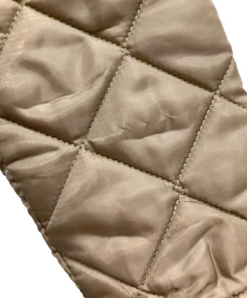 LAVENHAM（ラベンハム）LAVENHAM (ラベンハム) キルティングジャケット ベージュ×ブラウン サイズ:36の古着・服飾アイテム