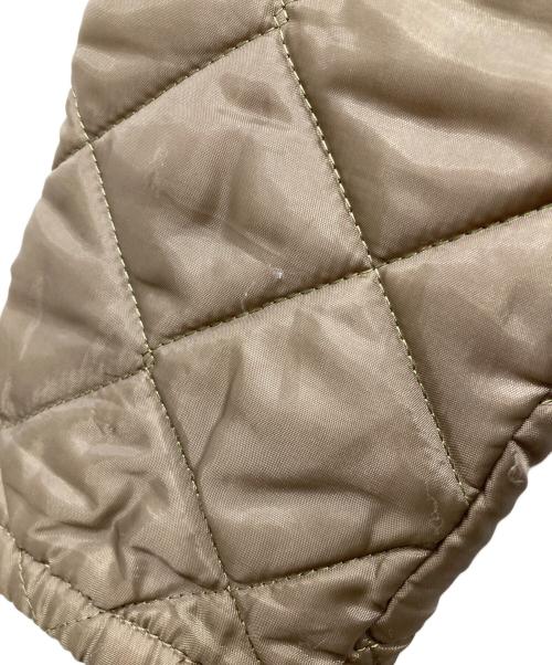 LAVENHAM（ラベンハム）LAVENHAM (ラベンハム) キルティングジャケット ベージュ×ブラウン サイズ:36の古着・服飾アイテム