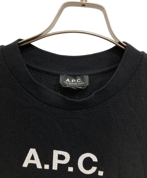 A.P.C.（アーペーセー）A.P.C. (アーペーセー) MORAN T-SHIRT ブラック サイズ:Mの古着・服飾アイテム