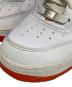 NIKE (ナイキ) AIR FORCE 1 '07 ホワイト×オレンジ サイズ:26：4000円