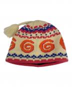 OSTRYAオストリア）の古着「ニット帽」｜ベージュ