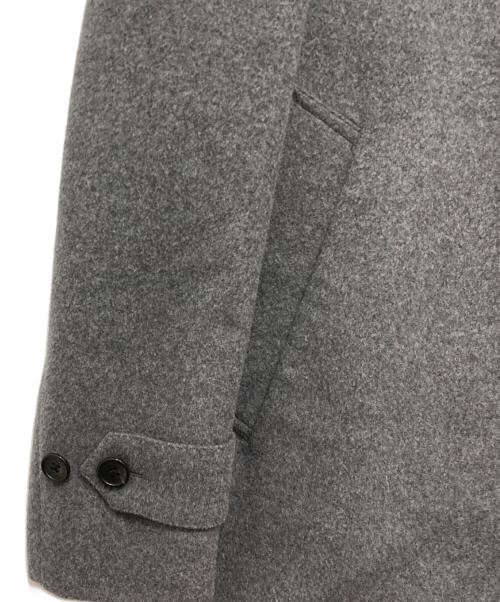 J.PRESS（ジェイプレス）J.PRESS (ジェイプレス) カシミヤブレンドウールステンカラーコート グレー サイズ:Mの古着・服飾アイテム