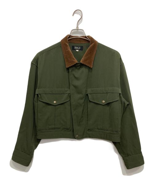 BIGI（ビギ）BIGI (ビギ) ハンティングジャケット グリーン サイズ:Lの古着・服飾アイテム