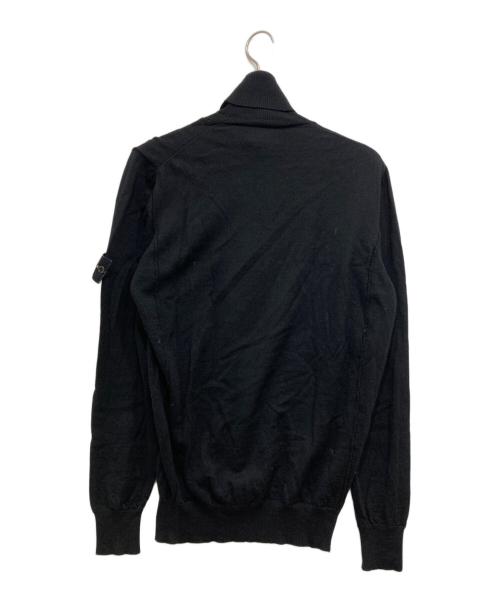 STONE ISLAND（ストーンアイランド）STONE ISLAND (ストーンアイランド) タートルネックニット ブラック サイズ:XLの古着・服飾アイテム