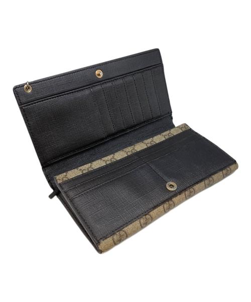 GUCCI（グッチ）GUCCI (グッチ) GG柄 長財布 ベージュの古着・服飾アイテム