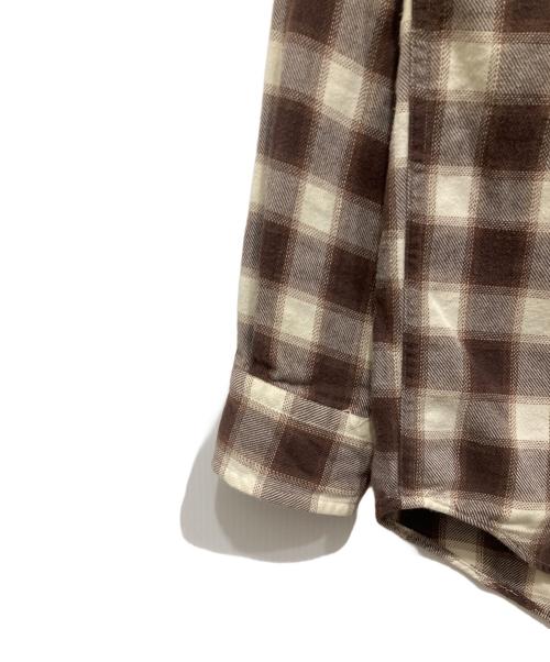 J.CREW（ジェイクルー）J.CREW (ジェイクルー) オンブレチェックシャツ ブラウン サイズ:Sの古着・服飾アイテム