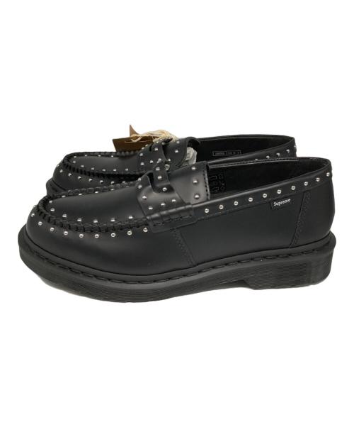 Dr.Martens（ドクターマーチン）Dr.Martens (ドクターマーチン) SUPREME (シュプリーム) Studded Penton Loafer ブラック サイズ:EU42(UK8) 未使用品の古着・服飾アイテム