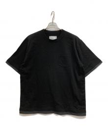 sacai（サカイ）の古着「Cotton Jersey T-Shirt」｜ブラック