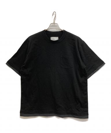中古・古着通販】sacai (サカイ) Cotton Jersey T-Shirt ブラック