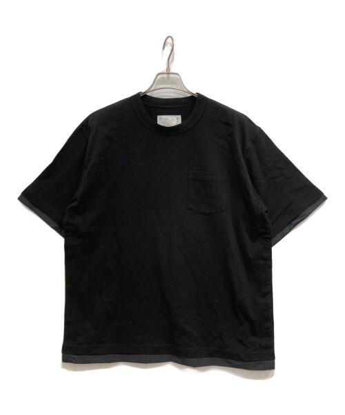 sacai（サカイ）sacai (サカイ) Cotton Jersey T-Shirt ブラック サイズ:4の古着・服飾アイテム