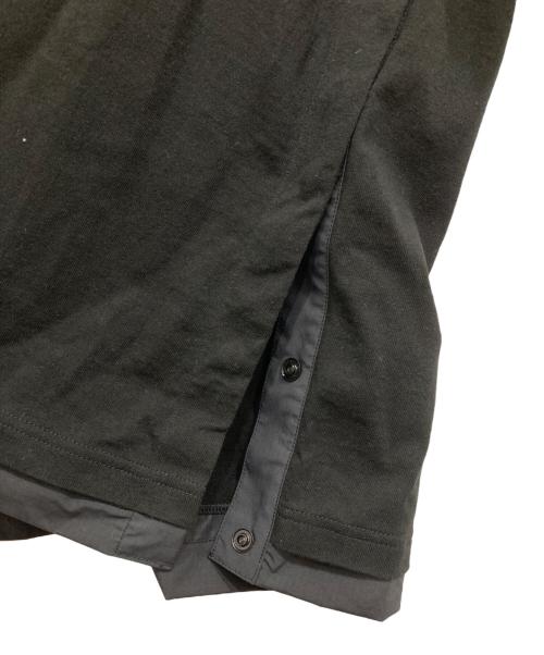 sacai（サカイ）sacai (サカイ) Cotton Jersey T-Shirt ブラック サイズ:4の古着・服飾アイテム