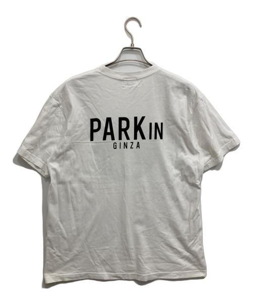 GOODENOUGH（グッドイナフ）GOODENOUGH (グッドイナフ) PARKING GINZA (-) プリントTシャツ ホワイト サイズ:XLの古着・服飾アイテム
