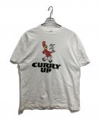 Curry Upカリーアップ）の古着「プリントTシャツ」｜ホワイト