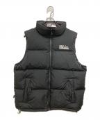 FIRST DOWNファーストダウン）の古着「BUBBLE DOWN VEST MICROFT」｜ブラック