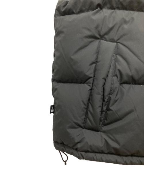 FIRST DOWN（ファーストダウン）FIRST DOWN (ファーストダウン) BUBBLE DOWN VEST MICROFT ブラック サイズ:Lの古着・服飾アイテム