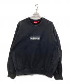 SUPREMEシュプリーム）の古着「Washed Box Logo Crewneck」｜ブラック