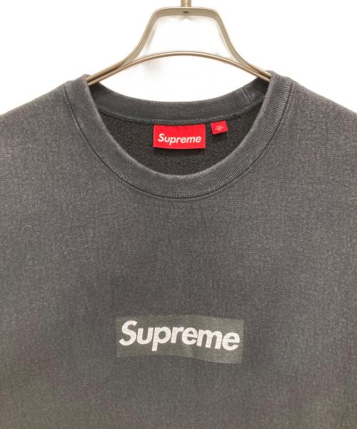 SUPREME（シュプリーム）Supreme (シュプリーム) Washed Box Logo Crewneck ブラック サイズ:XLの古着・服飾アイテム