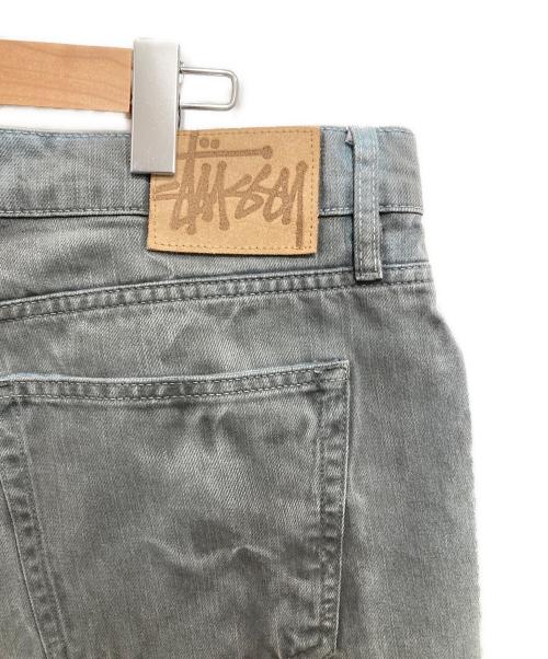 stussy（ステューシー）stussy (ステューシー) Spray Dye Big Ol' Short ブルー×グレー サイズ:38の古着・服飾アイテム