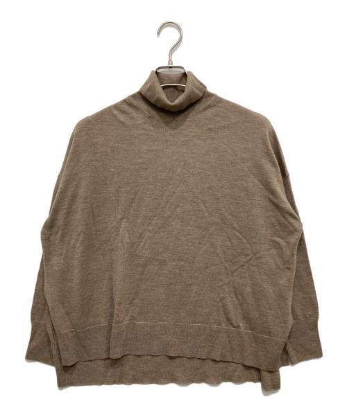 JOURNAL STANDARD relume（ジャーナルスタンダード レリューム）JOURNAL STANDARD relume (ジャーナルスタンダード レリューム) BiellaYarnワイドタートルネック ベージュ サイズ:Fの古着・服飾アイテム