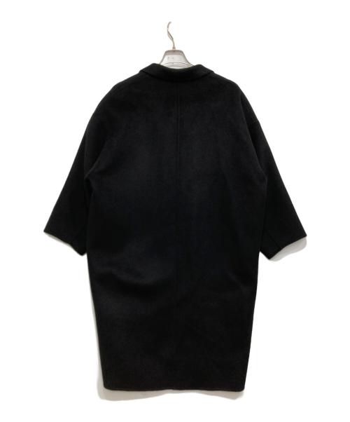 evernavy（エバーネイビー）evernavy (エバーネイビー) リバーロングコクーンコート ブラック サイズ:Mの古着・服飾アイテム