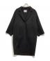 evernavy（エバーネイビー）の古着「リバーロングコクーンコート」｜ブラック