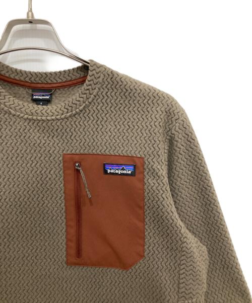 Patagonia（パタゴニア）Patagonia (パタゴニア) メンズ・R1 エア・クルー ブラウン サイズ:Sの古着・服飾アイテム