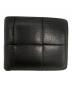 BOTTEGA VENETA（ボッテガベネタ）の古着「マキシイントレチャート 2つ折り財布」｜ブラック