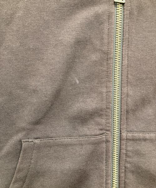 BURBERRY BLACK LABEL（バーバリーブラックレーベル）BURBERRY BLACK LABEL (バーバリーブラックレーベル) リバーシブルジップパーカー ブラウン×グレー サイズ:3の古着・服飾アイテム