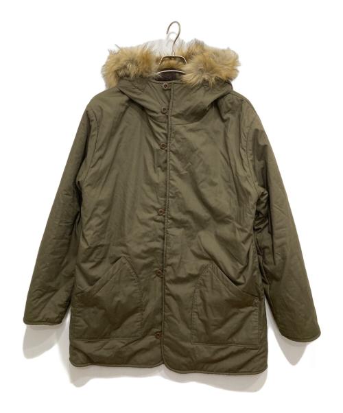 BEAMS PLUS（ビームスプラス）BEAMS PLUS (ビームスプラス) リバーシブル ミリタリー フードライナーパーカー カーキ サイズ:XLの古着・服飾アイテム