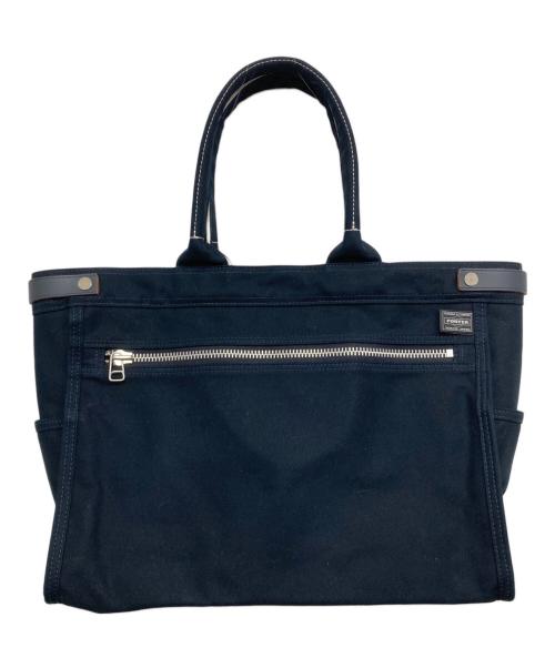 PORTER GIRL（ポーターガール）PORTER GIRL (ポーターガール) TOTE BAG(M) ネイビーの古着・服飾アイテム